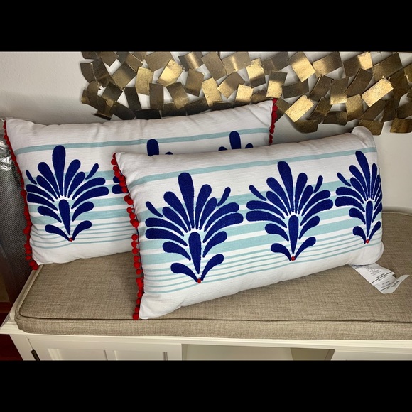 Pier 1 Other - Pier One Imports Set Of 2 Decorative Throw Pillows